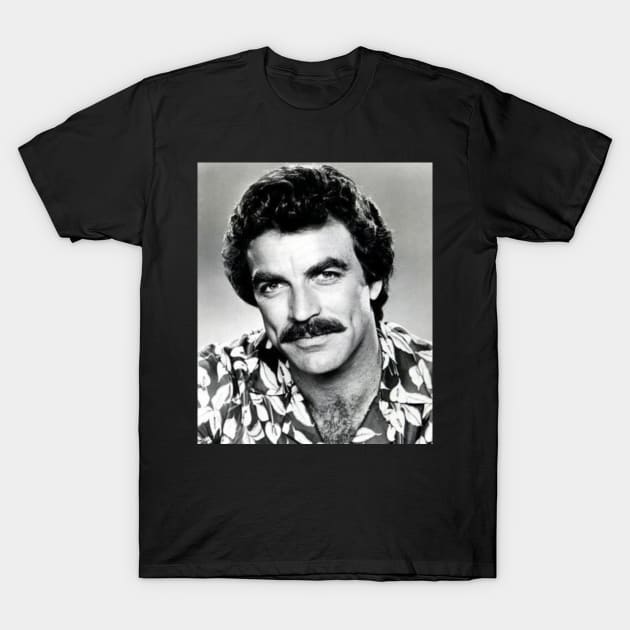 Tom Selleck / 1945 T-Shirt by DirtyChais